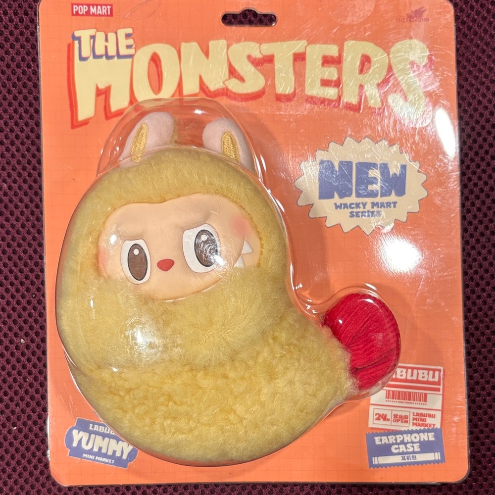 Pop Mart The Monsters Wacky Mart Shrimp Earphone Case